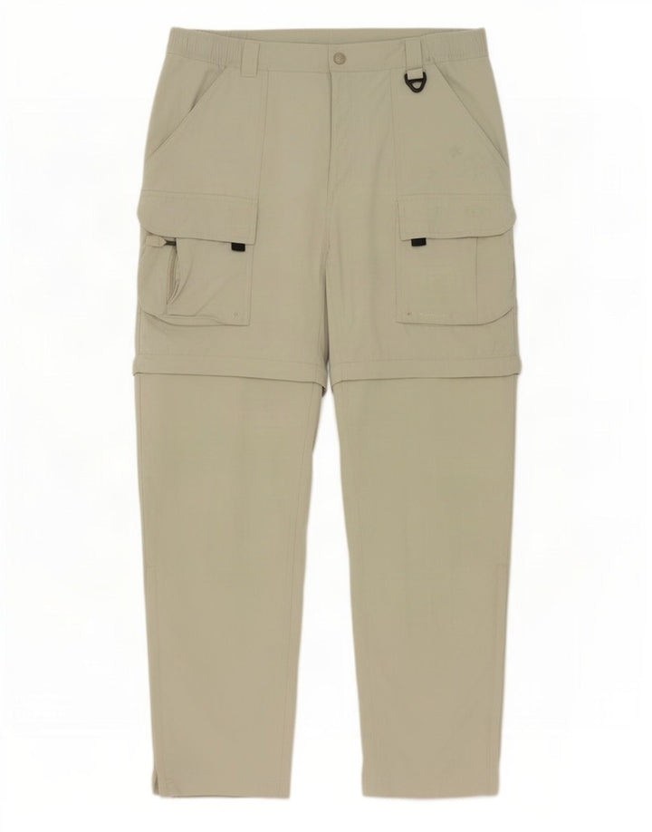 Columbia Herren-Wander-Cargohose, Größe M, W32, L32, Khaki, Polyester