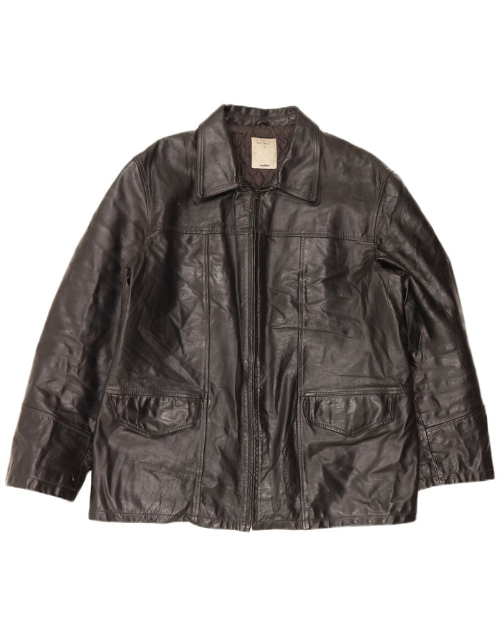 Conbipel Herren Lederjacke IT 56 2XL Schwarz