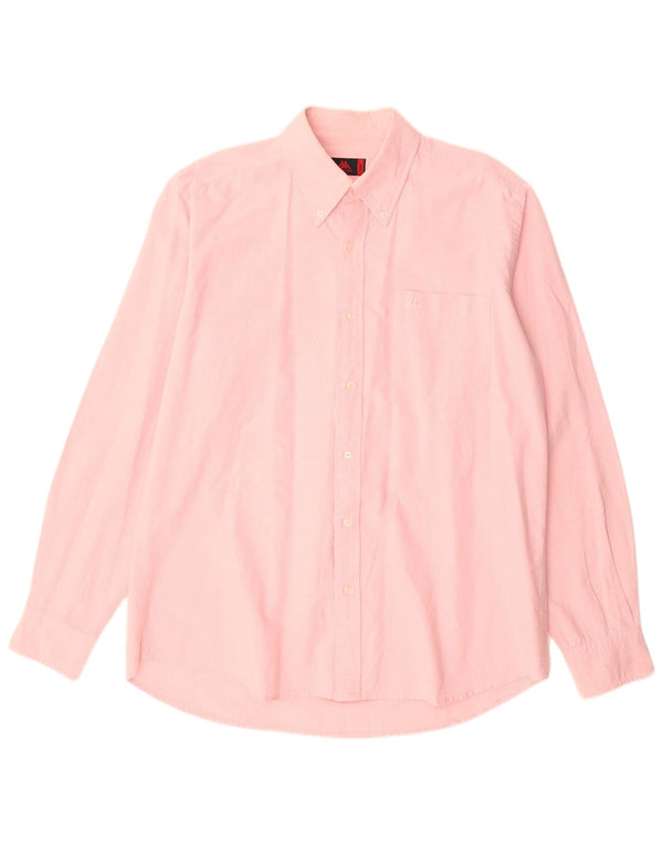 Kappa Herrenhemd XL Rosa Baumwolle