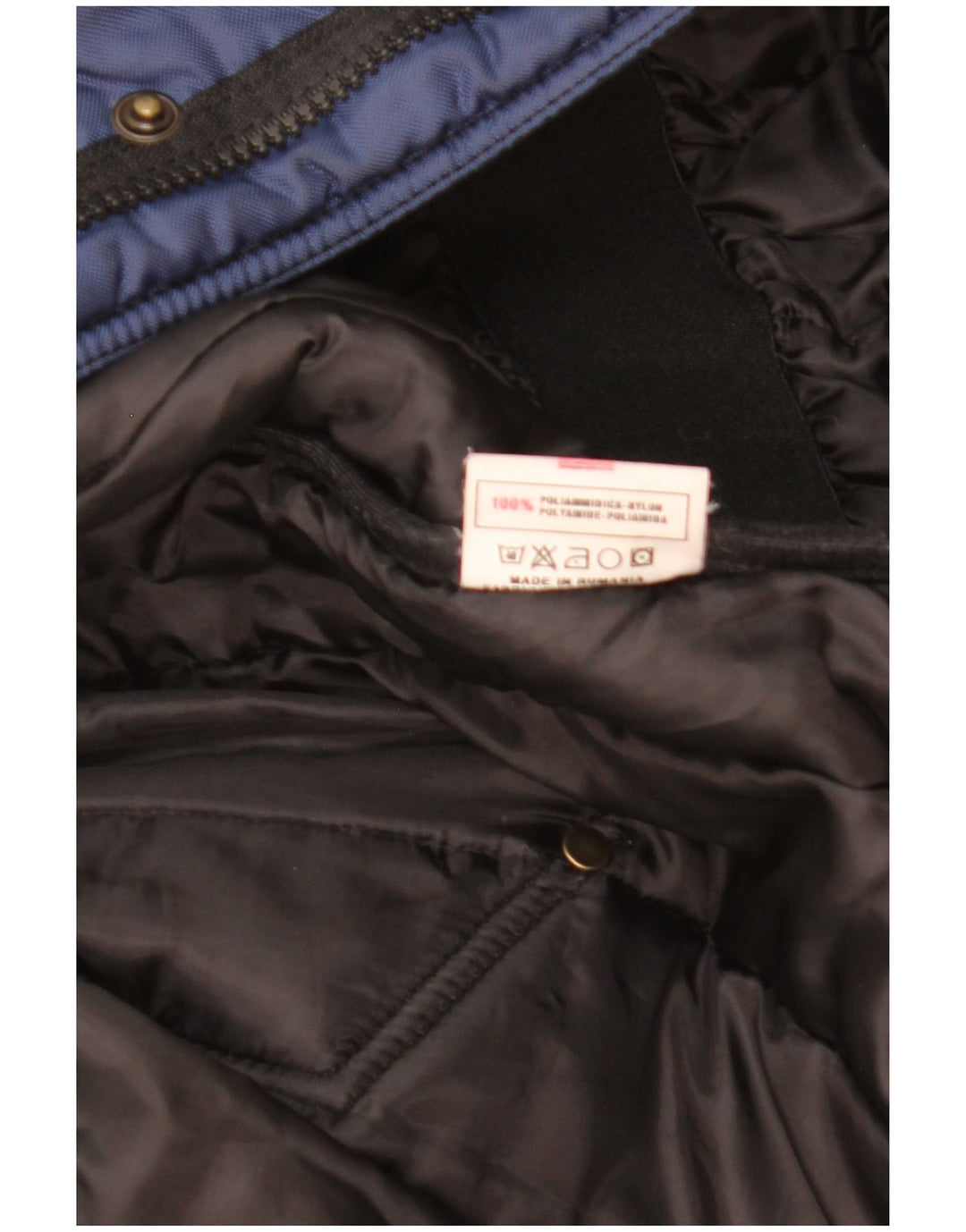 Refrigiwear Wattierter Jungenmantel mit Kapuze, 13–14 Jahre, Marineblau, Polyamid
