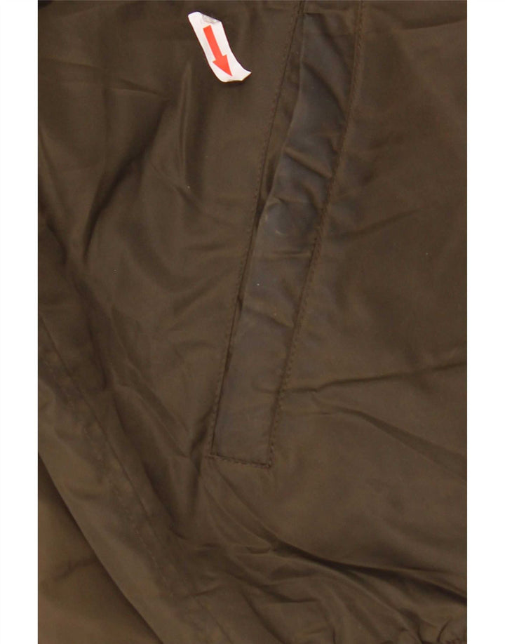 Zara Herren Bomberjacke UK 40 Large Khaki Colourblock Polyester