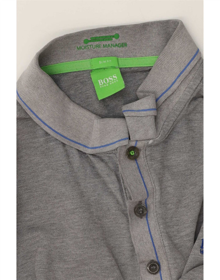 Hugo Boss Herren Slim Fit Poloshirt XL Grau
