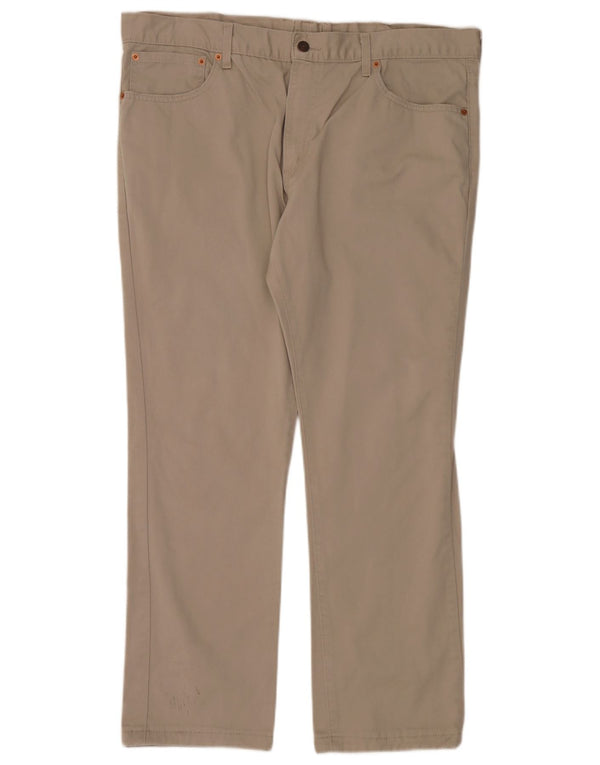 Levi's Herren 581 Straight Casual Hose W40 L30 Beige Baumwolle