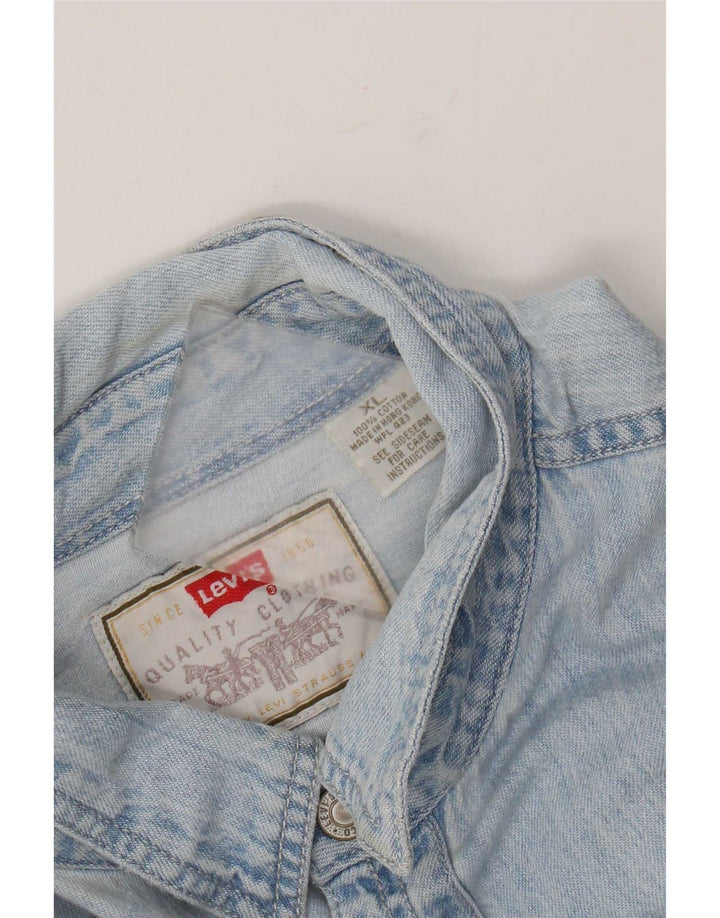 Levi's Herren-Jeanshemd XL aus blauer Baumwolle