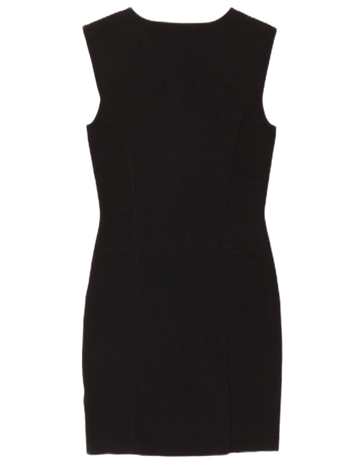 Ärmelloses Etuikleid für Damen von Ted Baker, Größe 2, S, schwarze Viskose