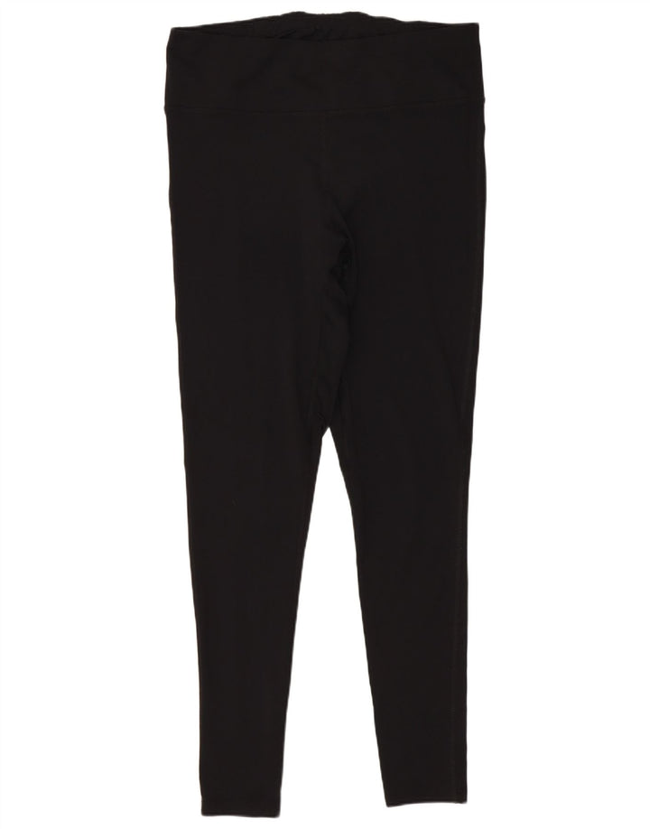 Marks & Spencer Damen Leggings UK 12 Medium Schwarz Polyester