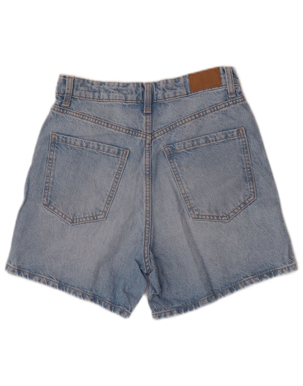 ZARA Damen Jeansshorts EU 36 XS W26 Blau
