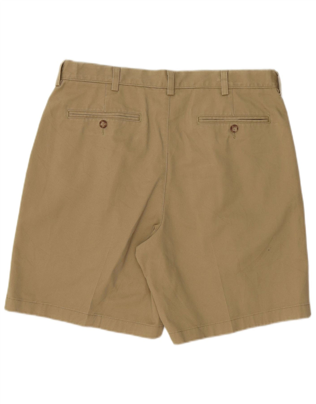 L.L.Bean Herren Pegged Chino Shorts W35 Large Khaki Baumwolle