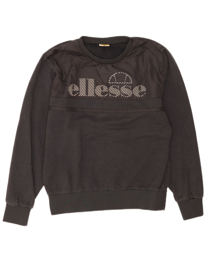 Ellesse Herren-Sweatshirt mit Grafik, 2XL, graue Baumwolle