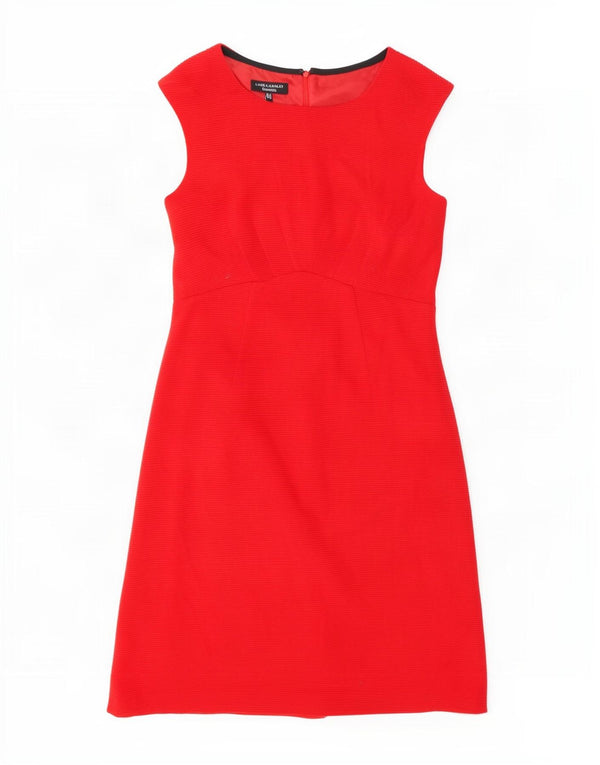 Ärmelloses Etuikleid für Damen von Laura Ashley, UK 12, Mittelrot, Acryl