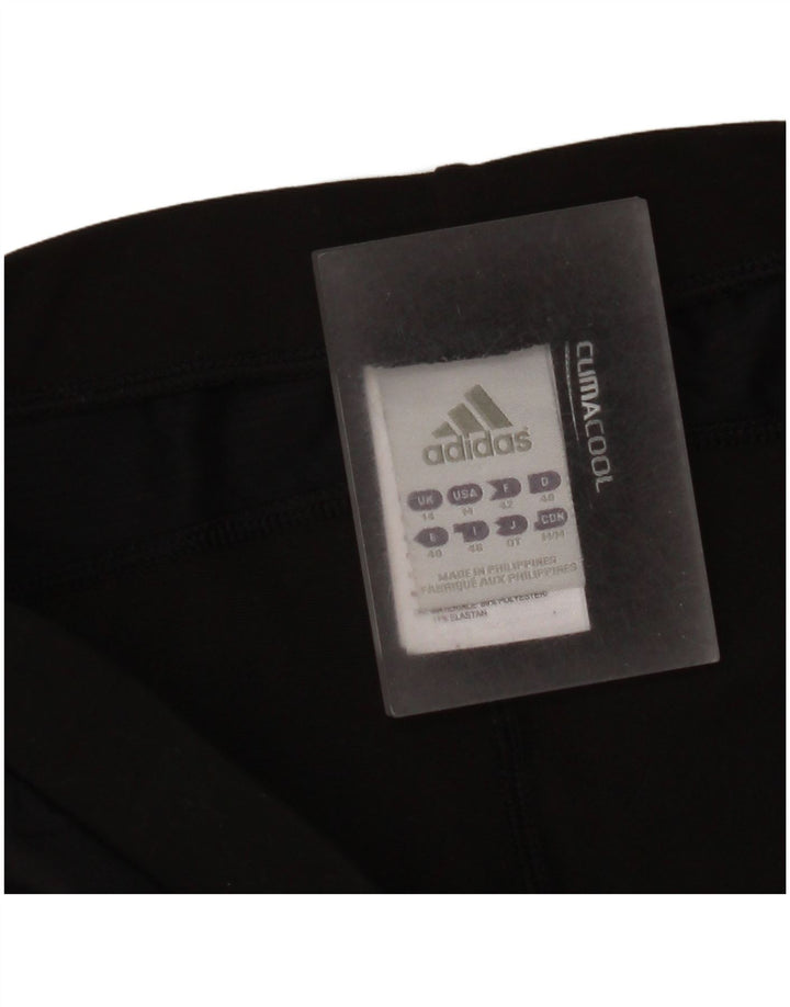 Adidas Damen Climacool Sport Shorts UK 14 Medium Schwarz Polyester