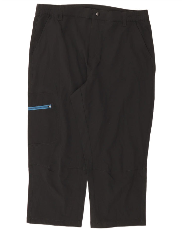 Crane Herren-Kurzhose, IT 52/54, Größe L, W34, L22, Schwarz, Polyester
