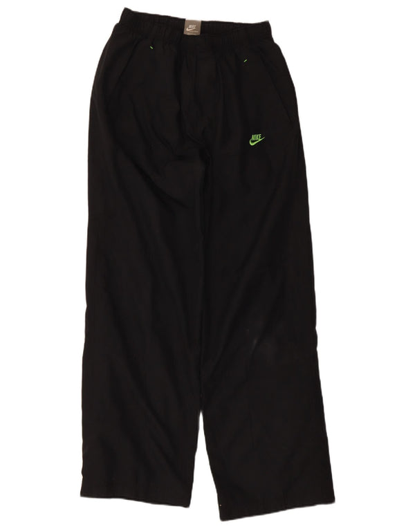 Nike Mädchen-Trainingshose mit Grafik, 12–13 Jahre, Größe L, aus schwarzem Polyester