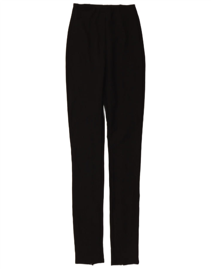 Zara Damen Skinny Hose Medium W28 L34 Schwarz Polyester