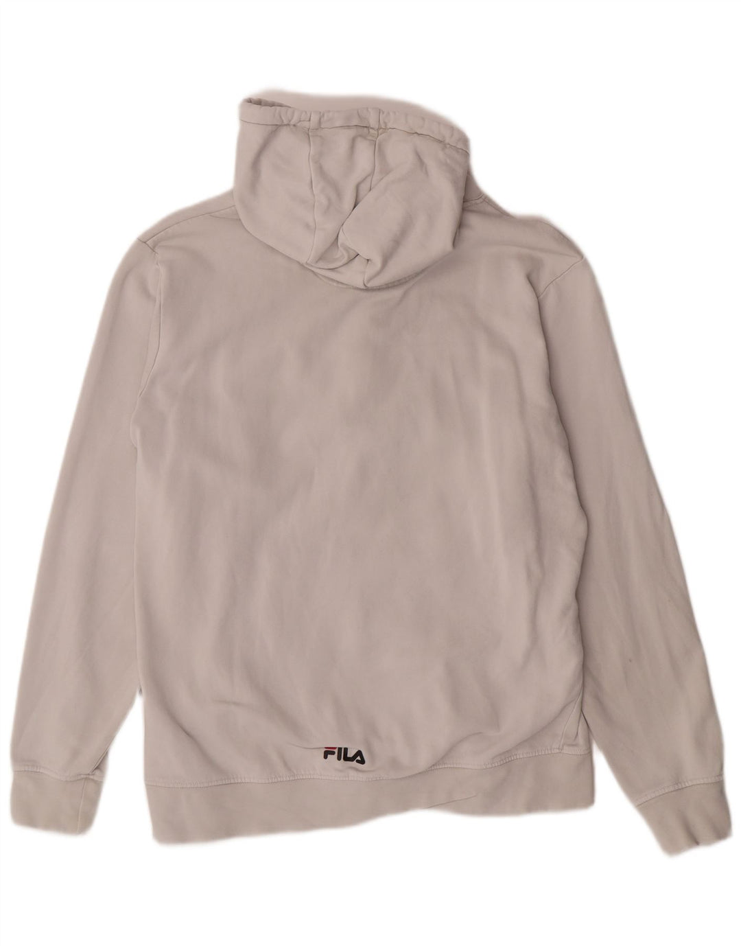 FILA Herren Grafik-Hoodie-Pullover XL aus weißer Baumwolle