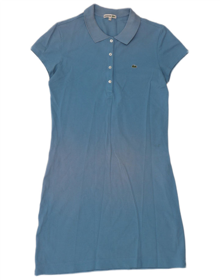 Lacoste Damen Polokleid Größe 40 Mittelblau