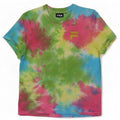 Fila Damen T-Shirt Top UK 12 Medium Mehrfarbig Tie Dye