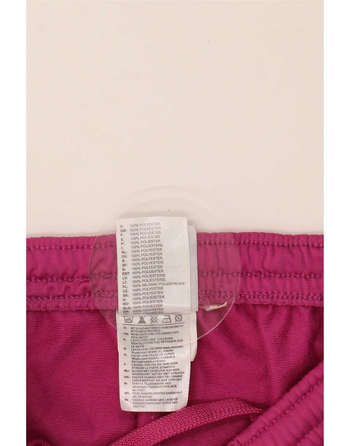 Adidas Damen Trainingshose UK 12 Mittelrosa Polyester