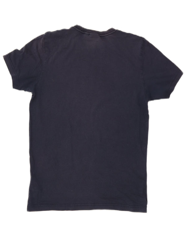 Adidas Herren Grafik T-Shirt Top Small Marineblau Baumwolle