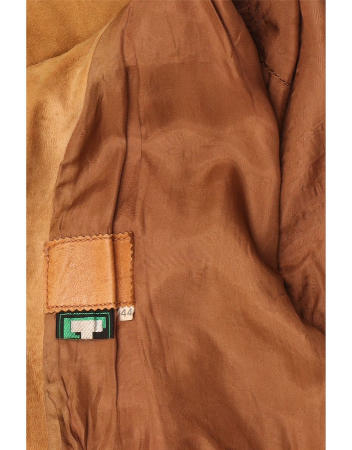 Vintage Herren Bomber Wildlederjacke IT 44 XS Braun