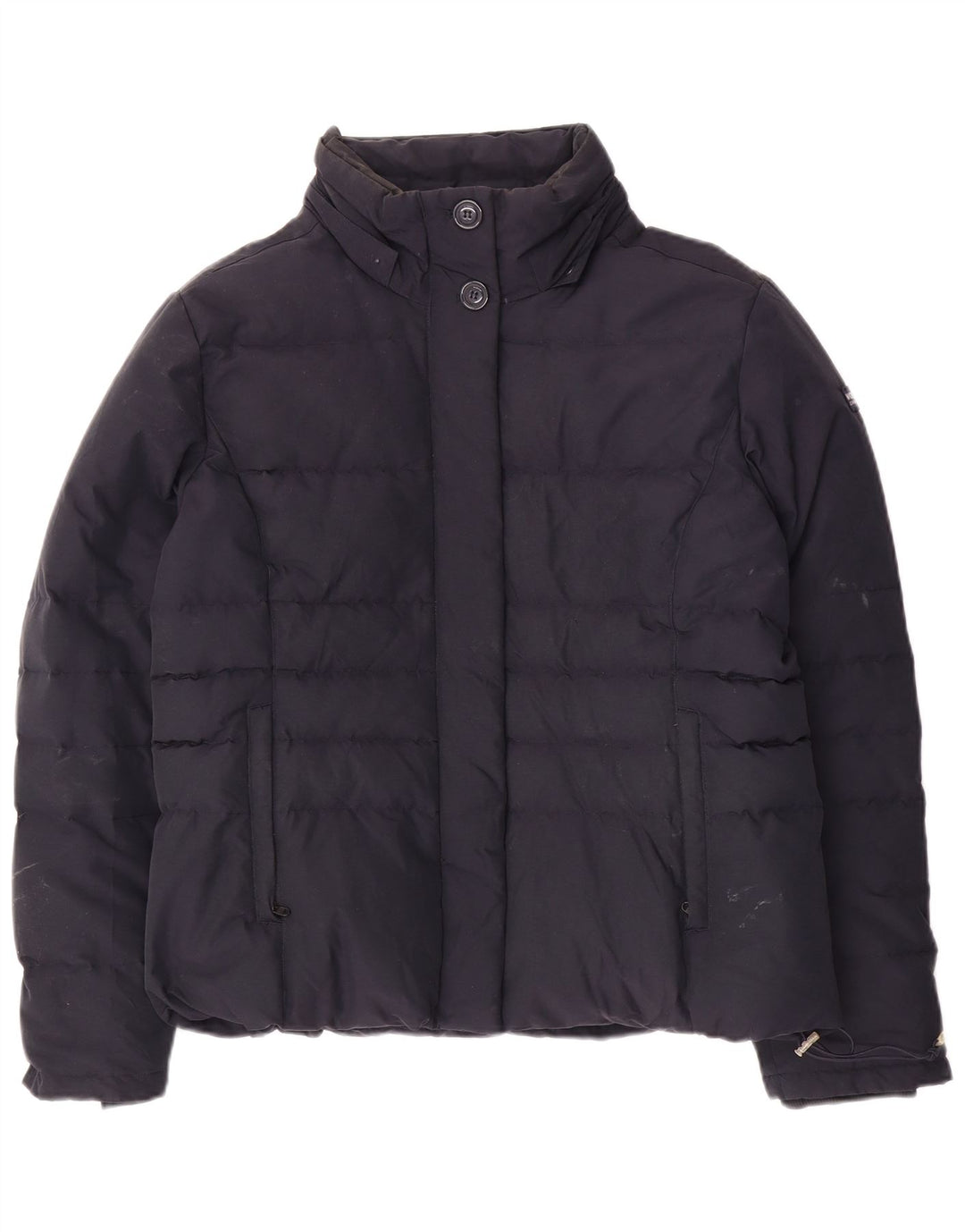 Woolrich Wattierte Damenjacke UK 20 2XL Marineblaue Baumwolle