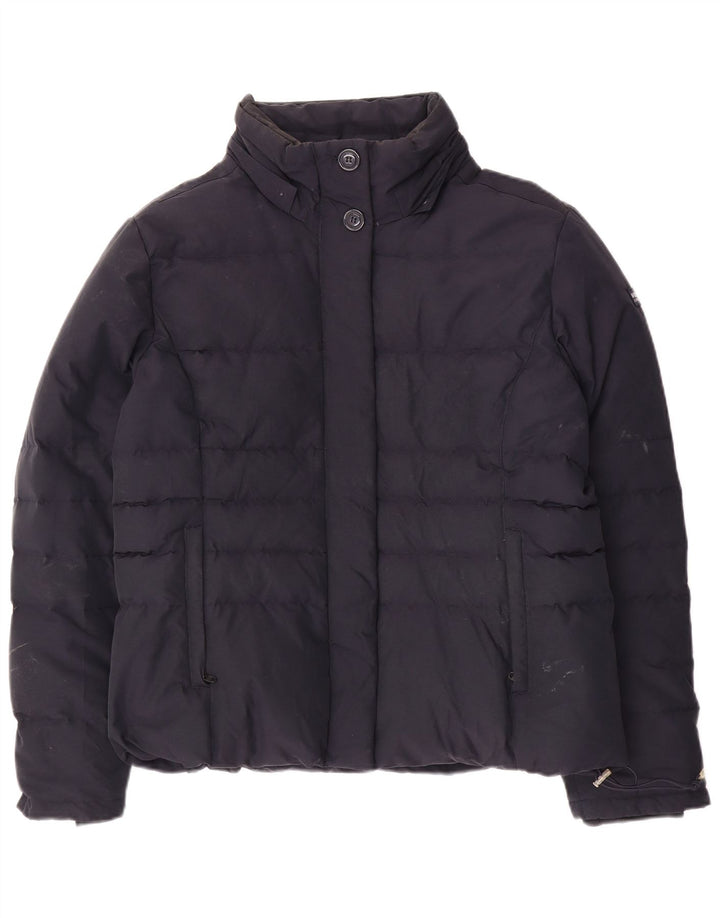 Woolrich Wattierte Damenjacke UK 20 2XL Marineblaue Baumwolle