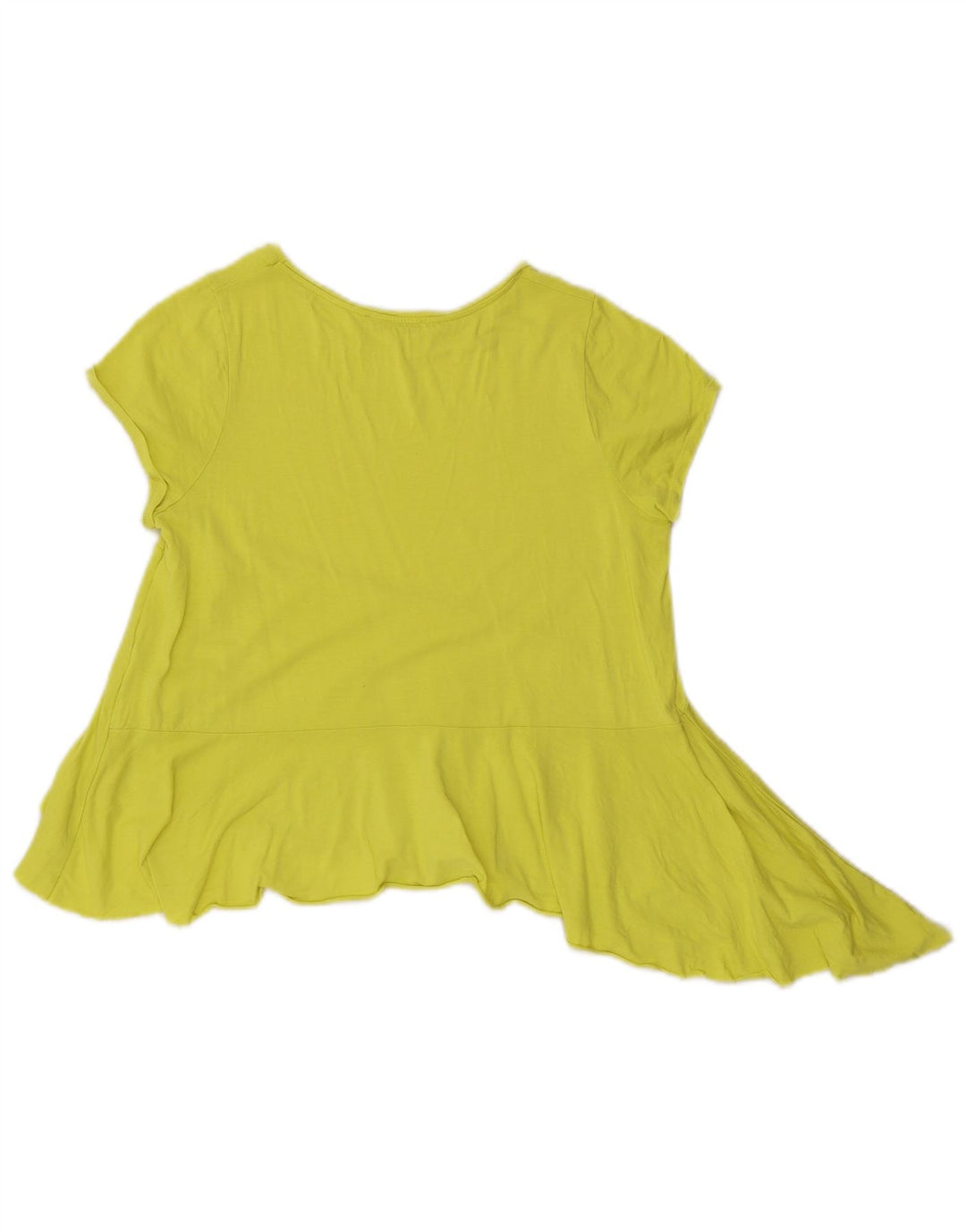 Zara Damen Asymmetrisches Blusenoberteil UK 10 Small Grün