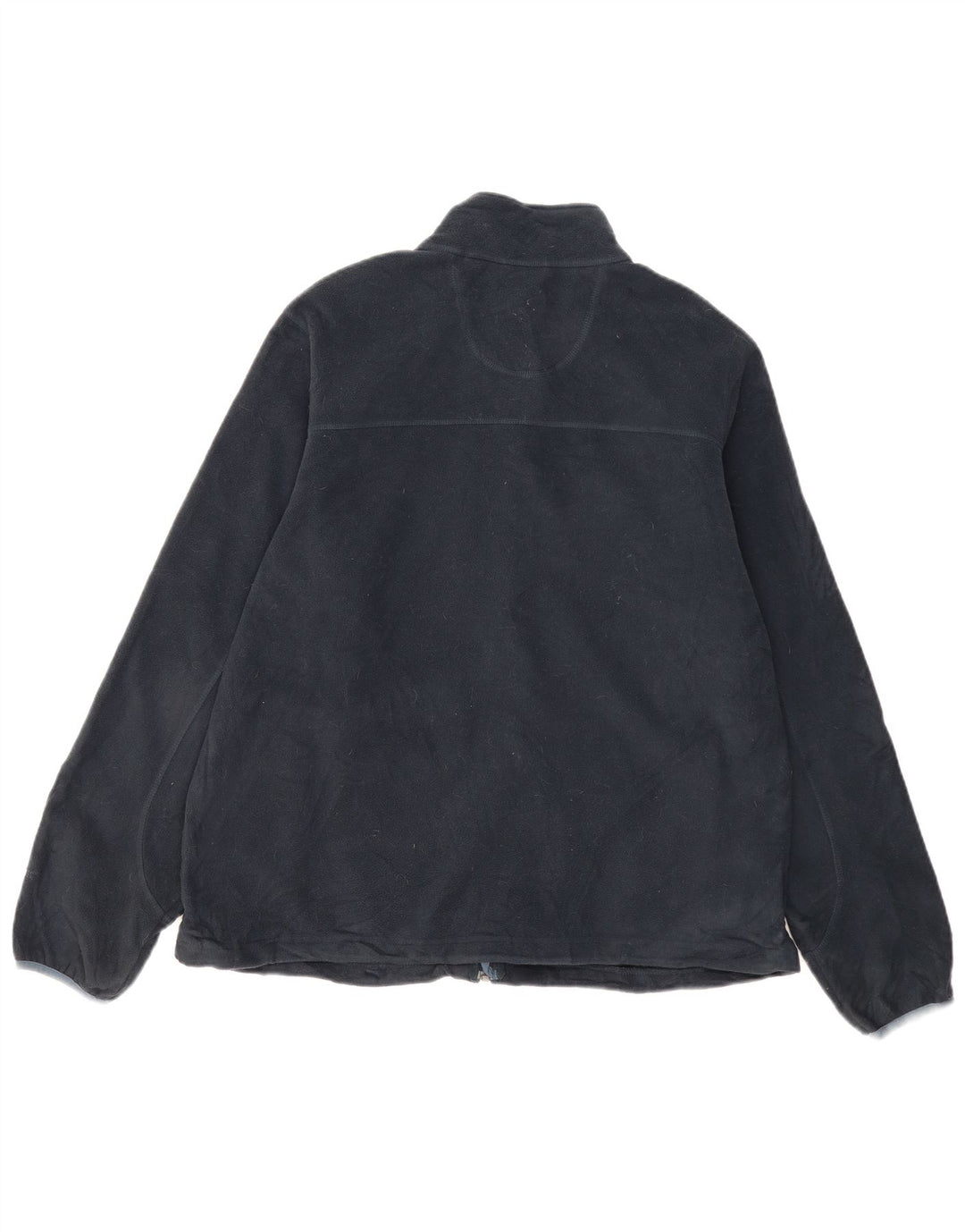 L.L.Bean Herren Fleecejacke UK 40 Large Marineblau Polyester