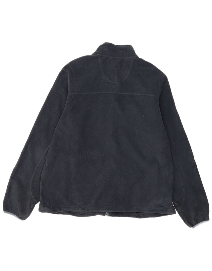 L.L.Bean Herren Fleecejacke UK 40 Large Marineblau Polyester