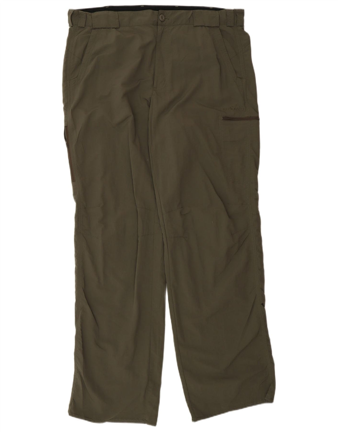 Eddie Bauer Herren gerade Cargohose W36 L34 Khaki Polyester