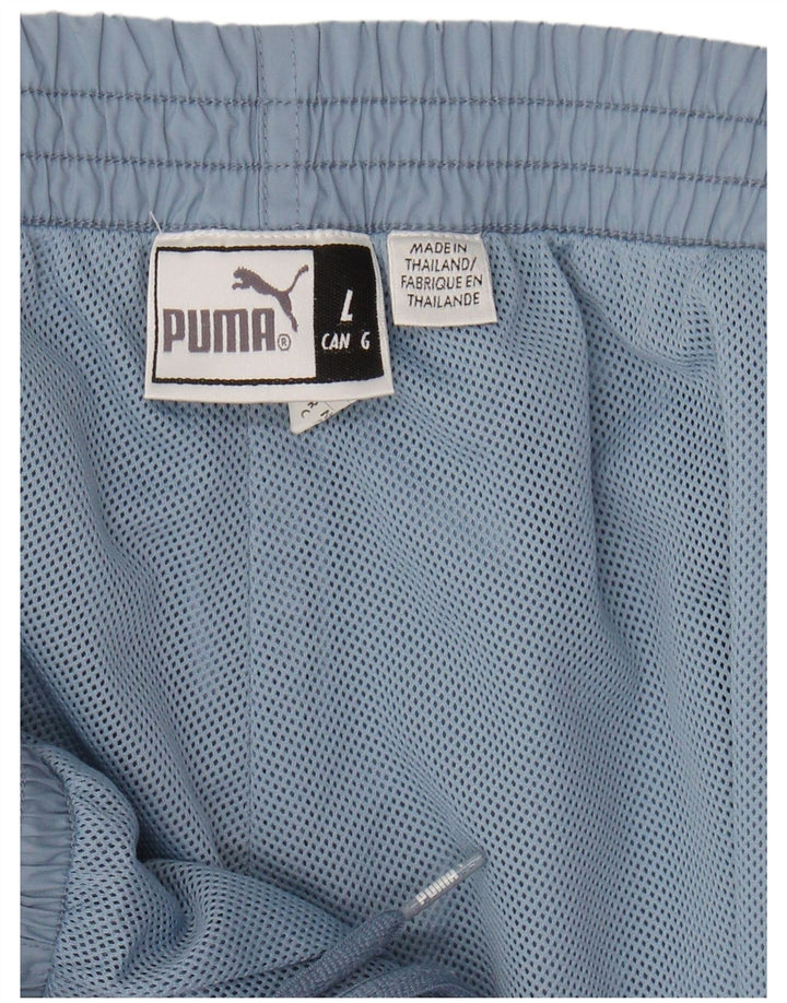 PUMA Herren-Trainingshose, groß, blau, Polyester