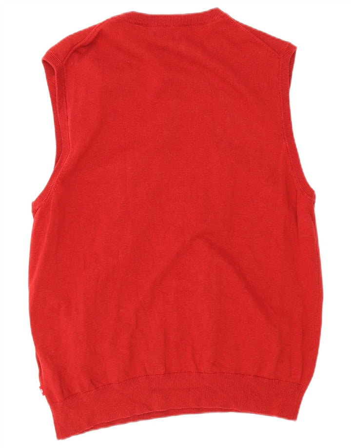 Izod Herren-Weste-Tanktop, große rote Baumwolle