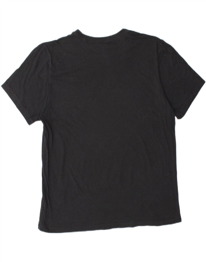 NIKE Mens T-Shirt Top XL Black Cotton