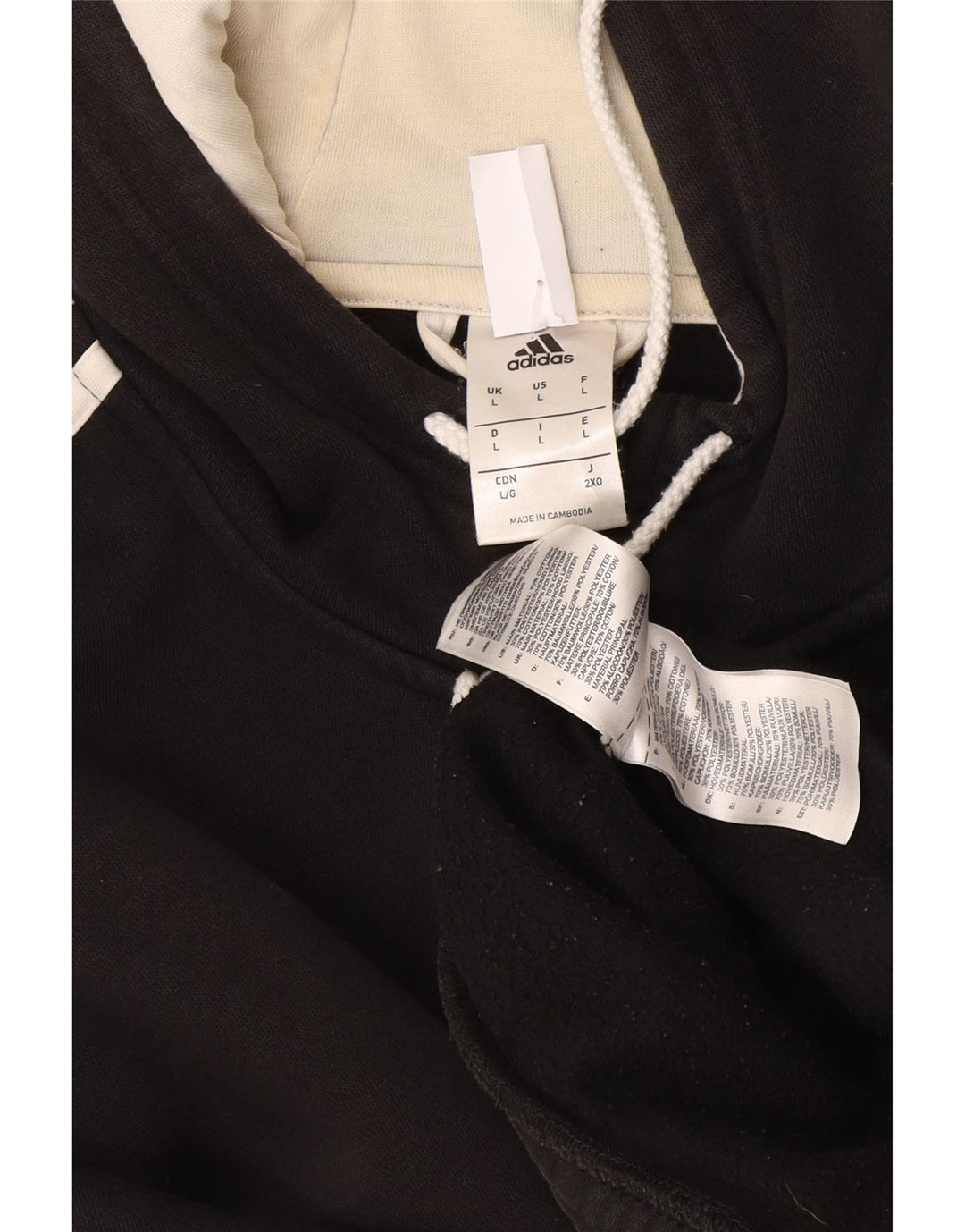 Nike Herren-Kapuzenpullover mit grafischem Reißverschluss, groß, aus schwarzem Polyester