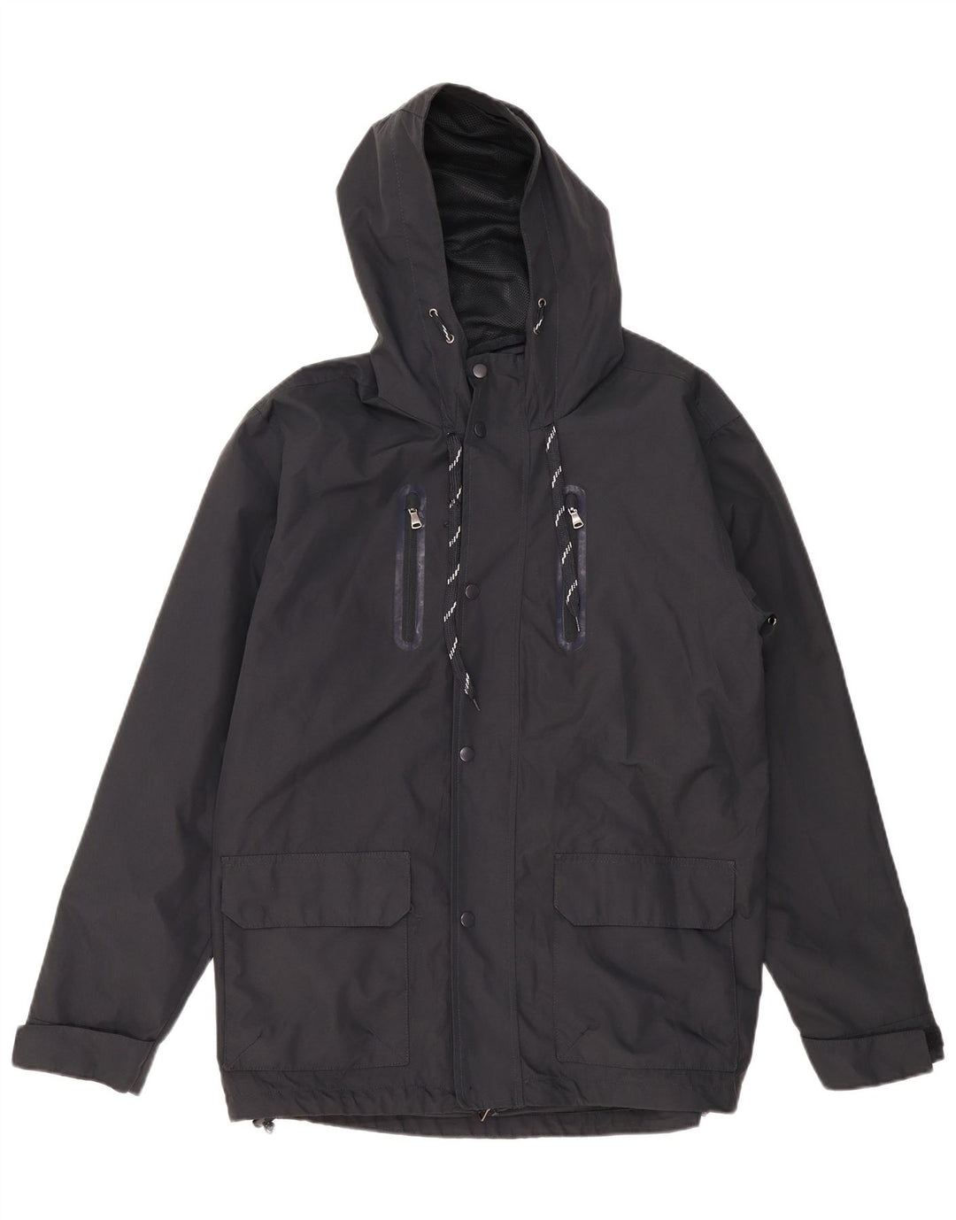Brugi Herren-Windjacke mit Kapuze, IT 52 XL, Marineblau