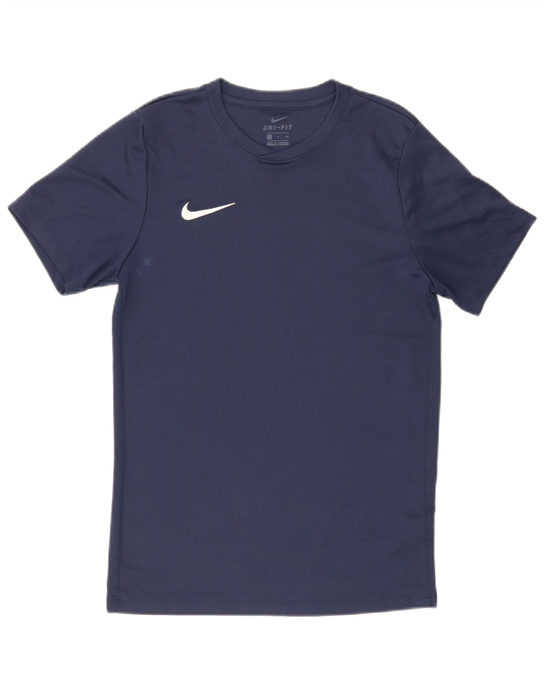 Nike Herren Dri Fit T-Shirt Top Small Marineblau Polyester