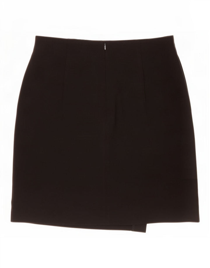 Marks & Spencer Damen Bleistiftrock UK 14 Large W32 Schwarz Polyester