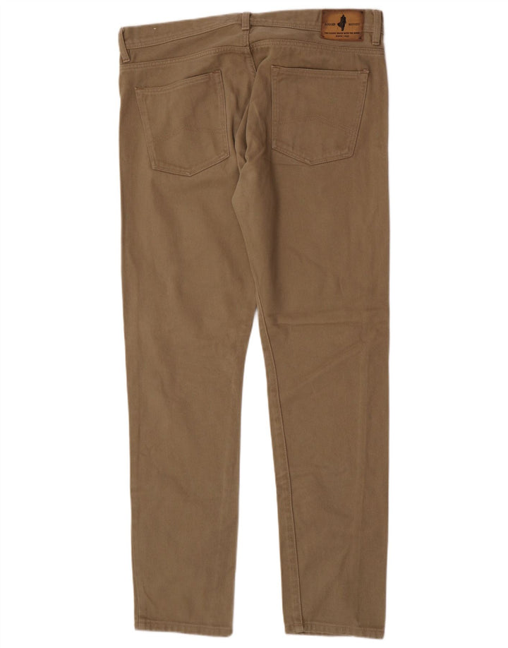 Marlboro Classics Herren Regular Tapered Jeans W38 L34 Beige Baumwolle