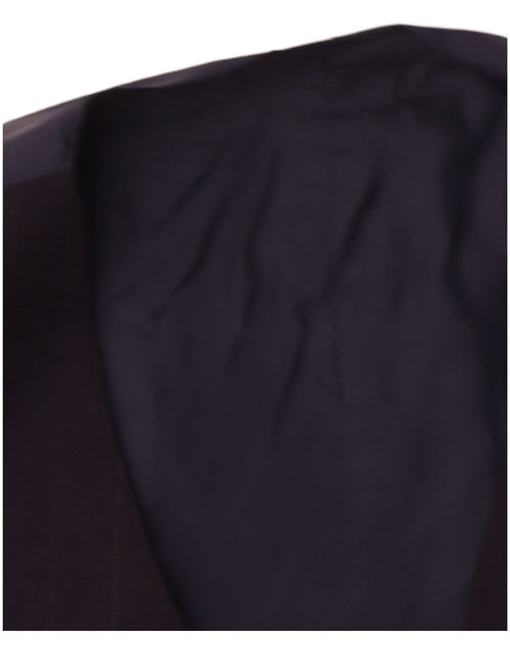 Vintage Herren Weste klein marineblau gestreift