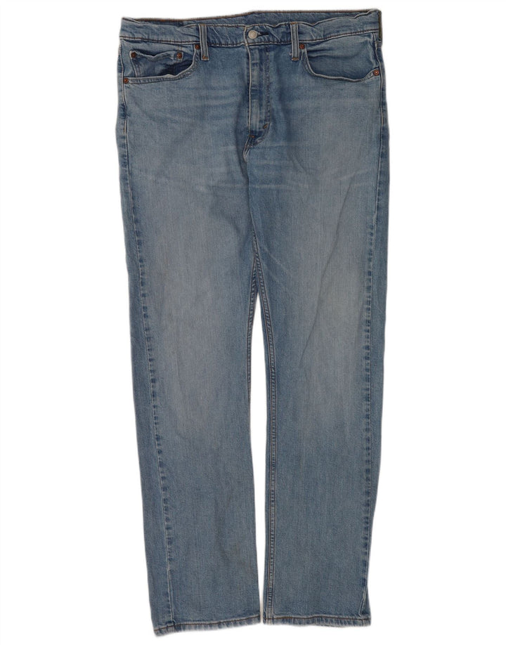 Levi's Herren 516 Straight Jeans W36 L34 Blaue Baumwolle