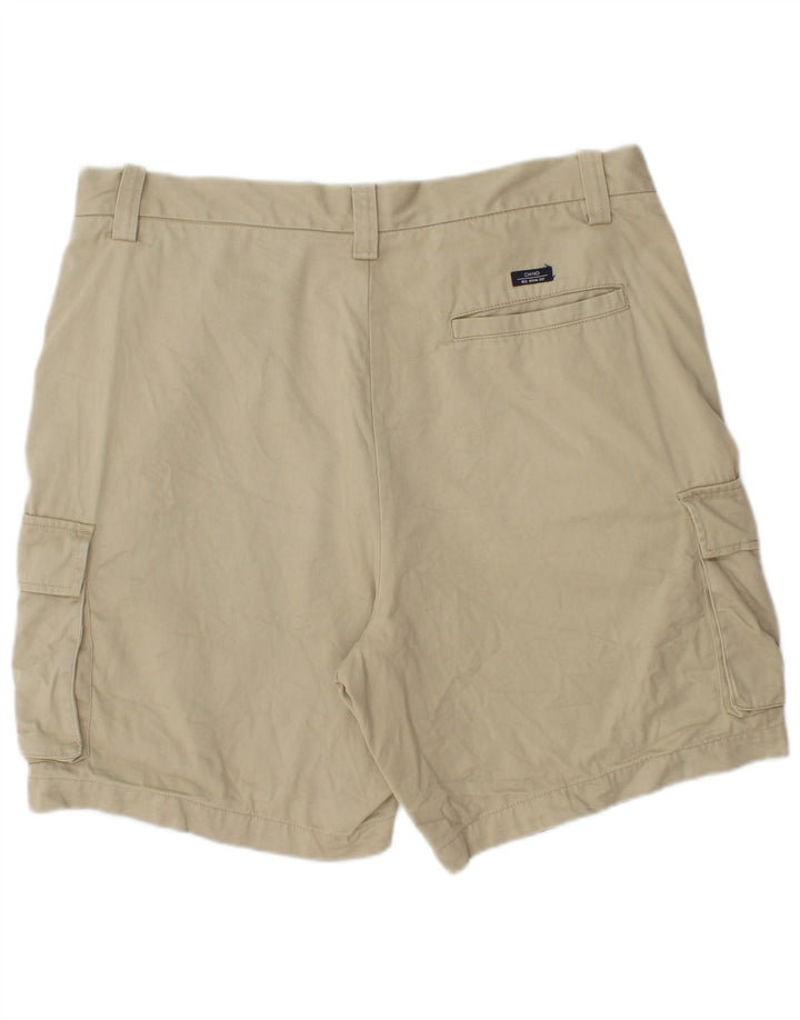 MARKS & SPENCER Herren Blue Harbor Cargo Shorts W38 XL Beige Baumwolle