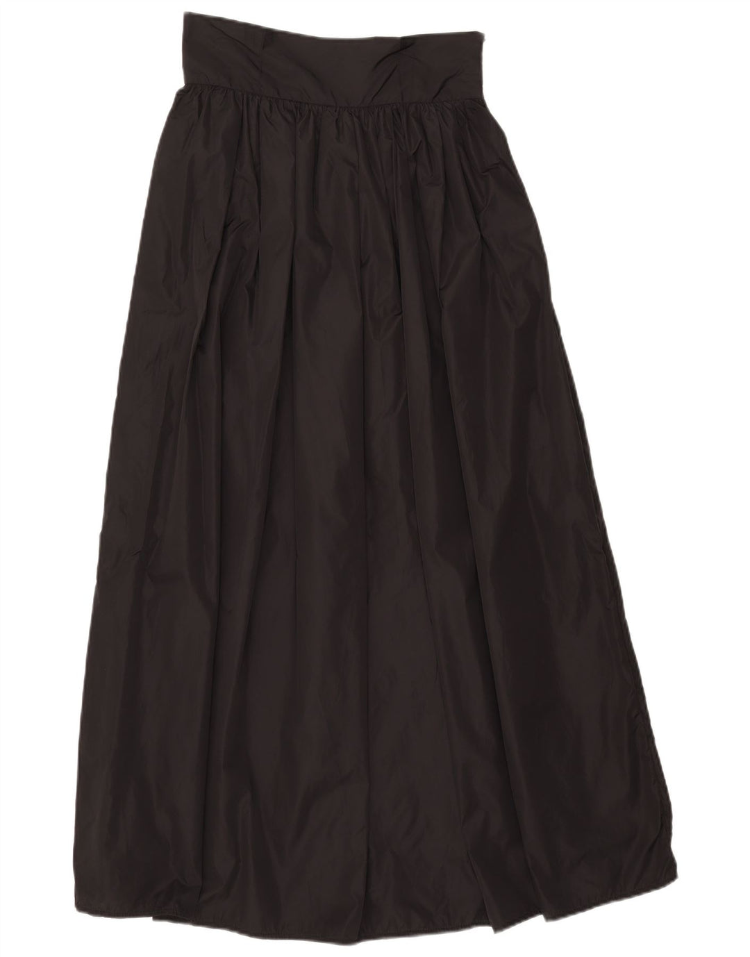 Vintage Damen Plissee Maxirock W26 Small Schwarz