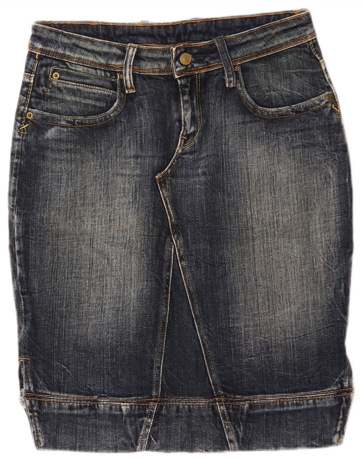 Levi's Damen-Jeansrock, mittelgroß, W30, blaue Baumwolle