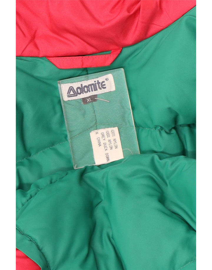 Dolomite Herren Wattierte Jacke UK 42 XL Pink Colourblock Nylon