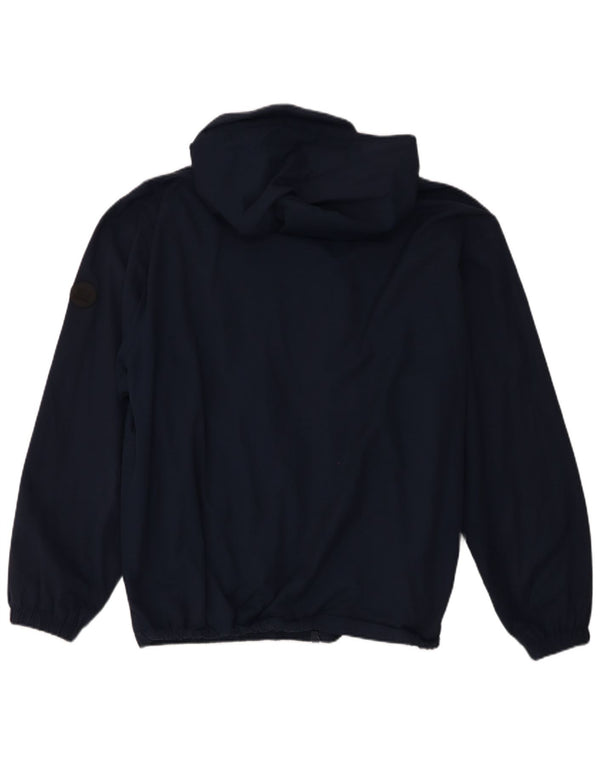 Carrera Herren-Regenjacke mit Kapuze, UK 42 2XL, Marineblau, Baumwolle