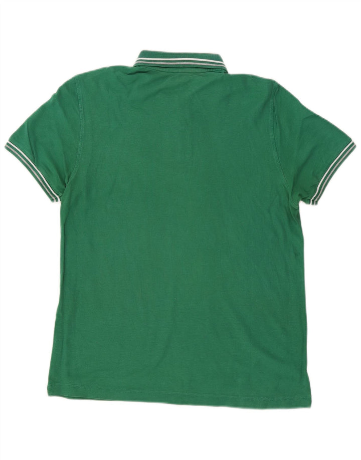 Lotto Herren-Poloshirt, groß, grüne Baumwolle
