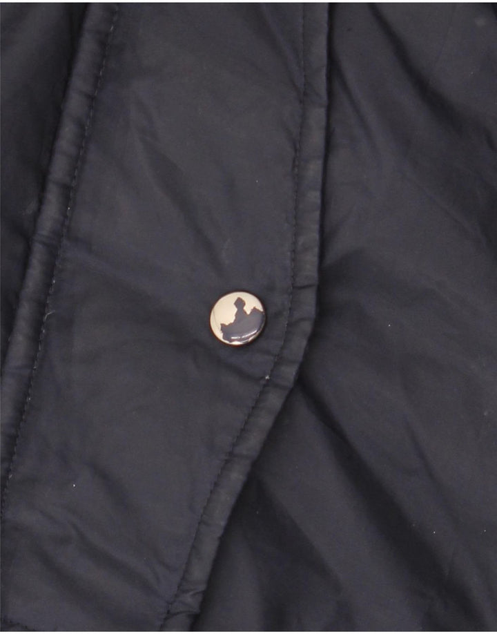 VINTAGE Herren Skijacke UK 42 XL Marineblaues Nylon