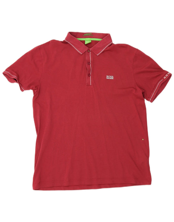 Hugo Boss Herren Slim Fit Poloshirt XL Kastanienbraun Baumwolle