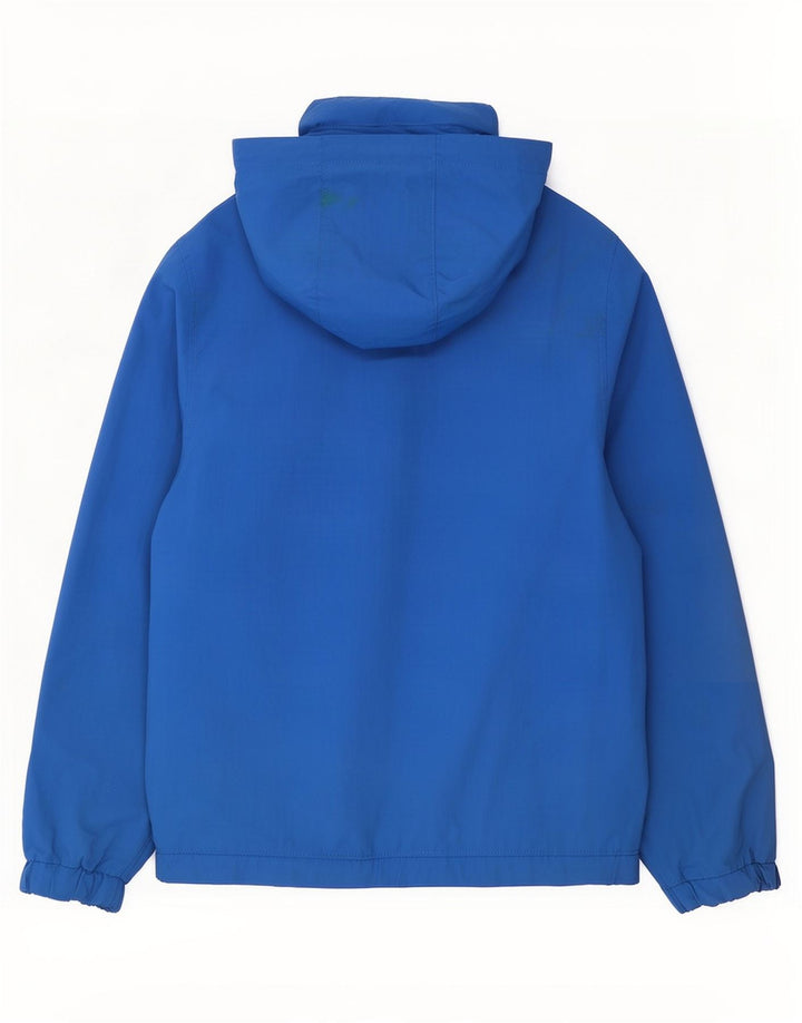 Levi's Jungen-Regenjacke mit Kapuze, 11–12 Jahre, blaues Colourblock-Nylon