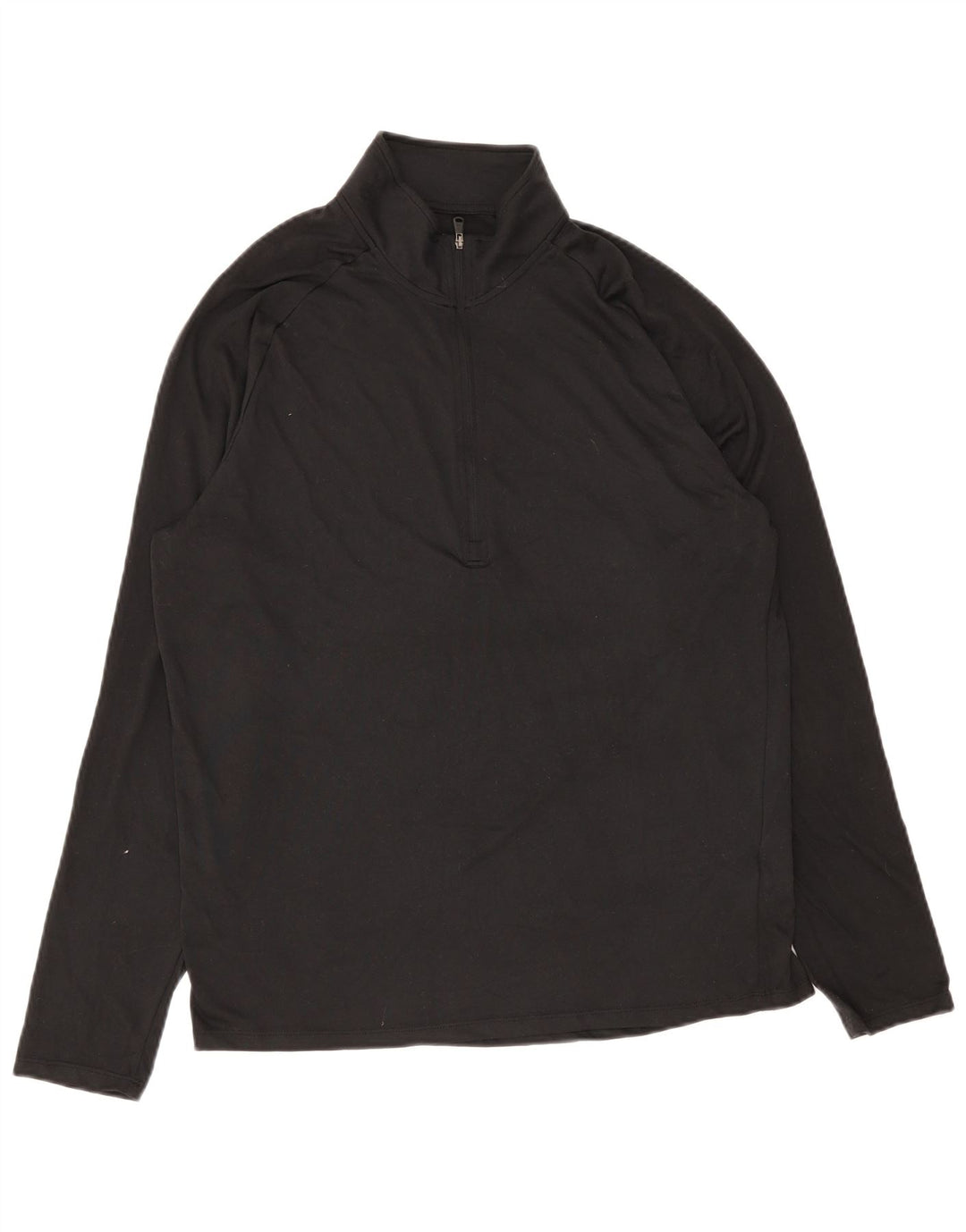 Under Armour Herren Zip Neck Top Langarm XL Schwarz Polyester